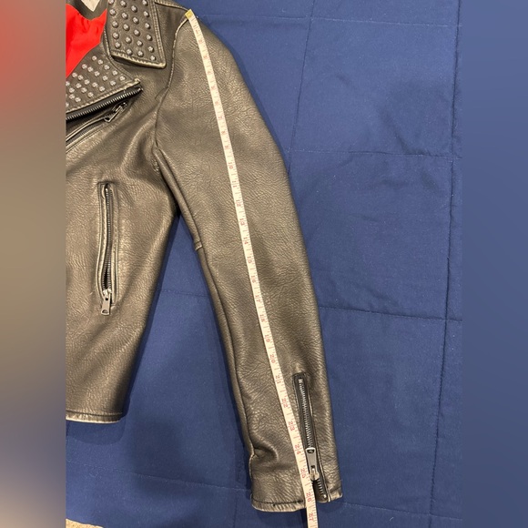 Urban outfitters tiger leather studded jacket size Small - Picture 13 of 13